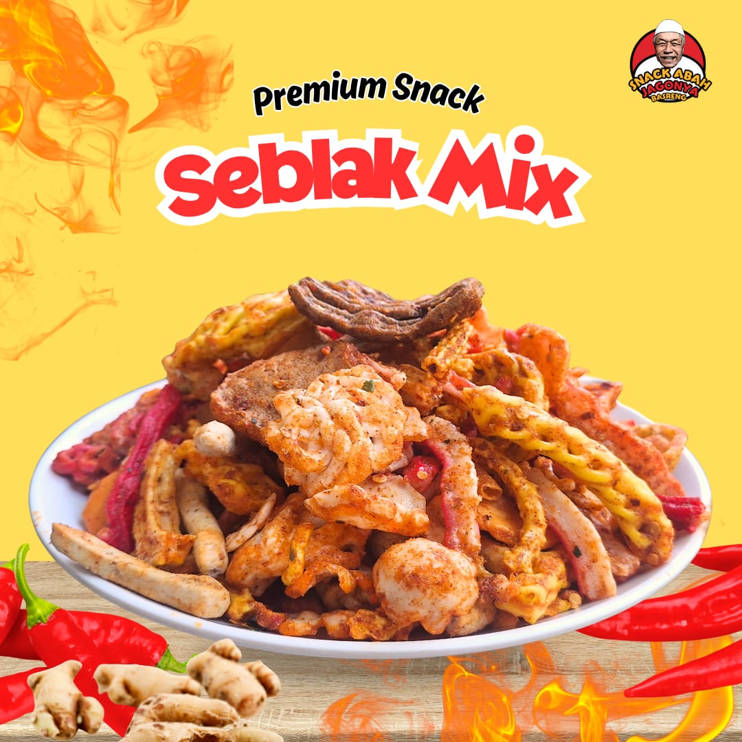 Gambar SEBLAK MIX PEDAS MANTAP 250gr
