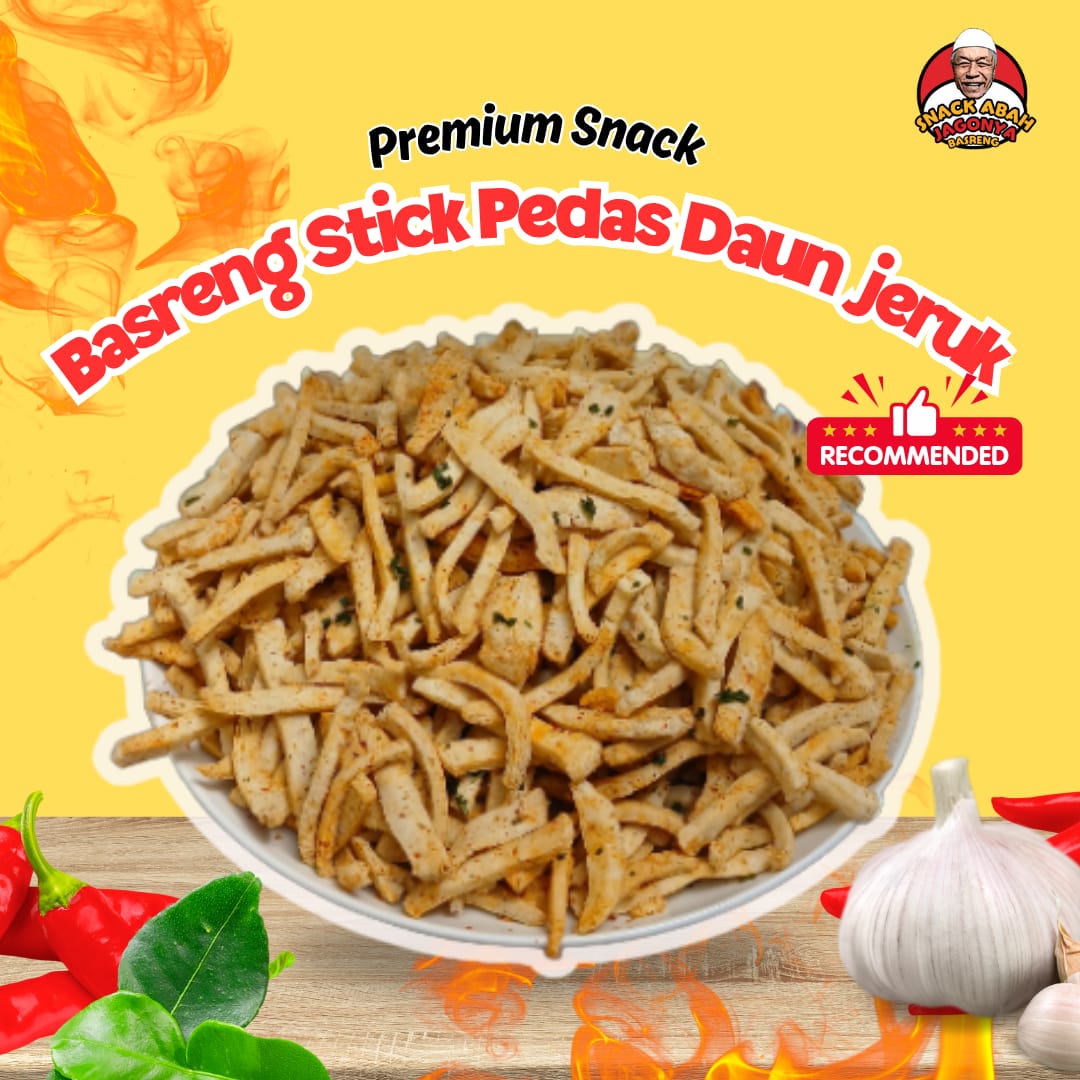 Gambar BASRENG STICK PEDAS DAUN JERUK 250g
