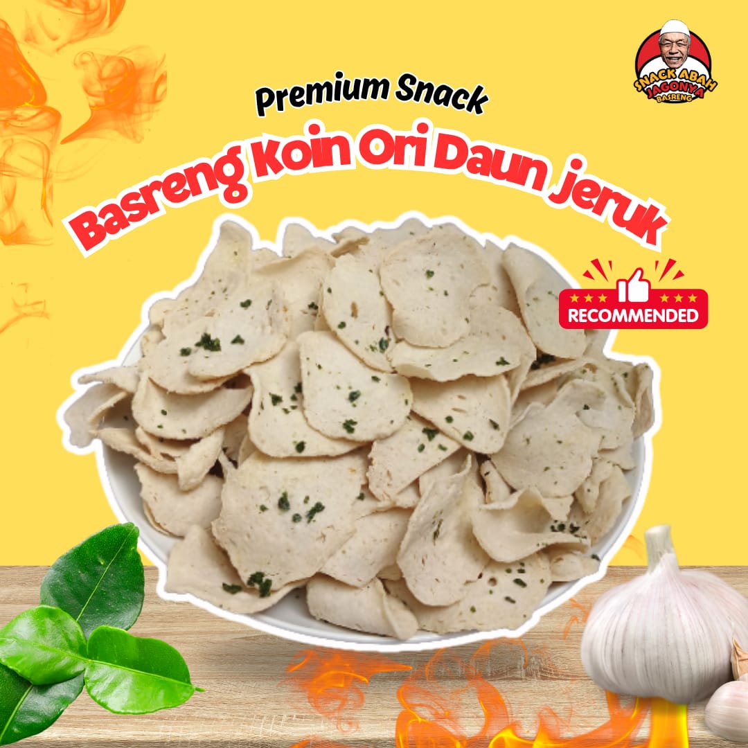 Gambar BASRENG KOIN ORIGINAL DAUN JERUK 250GR
